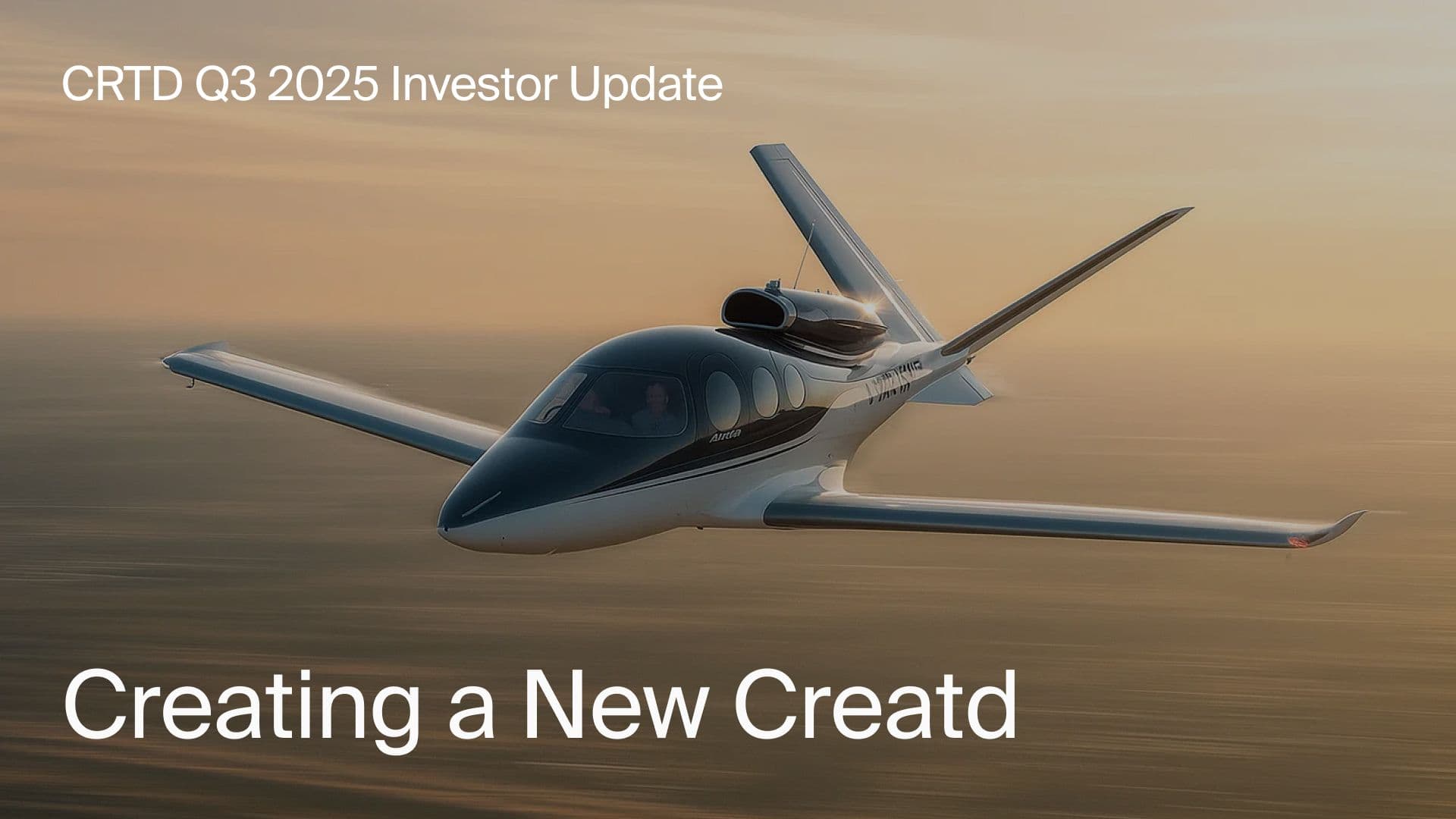 Creating a new creatd Vision Jet in flight